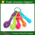 5 pcs spoon sets Colorful plastic coffee spoons measuring Spoon sets